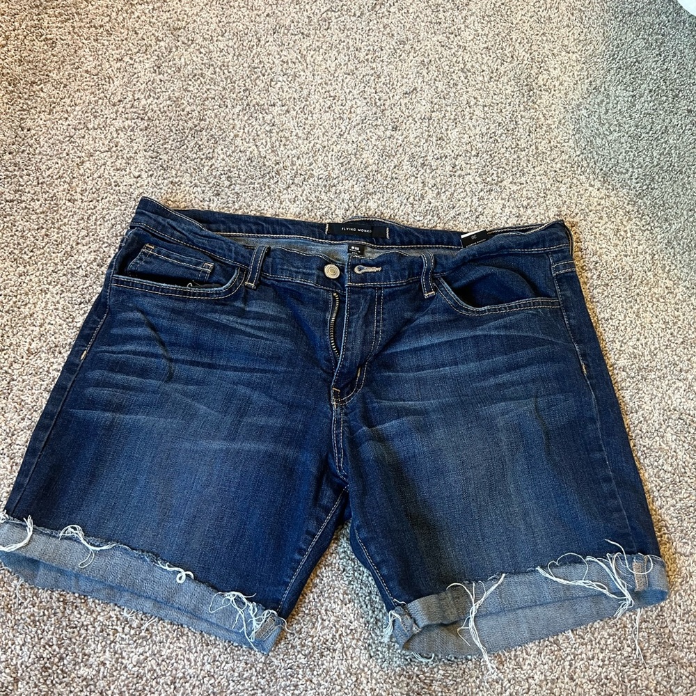 Flying Monkey Denim Shorts